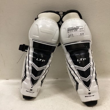 Used CCM LTP Youth Shin Guards White 9" 11725-S000491046