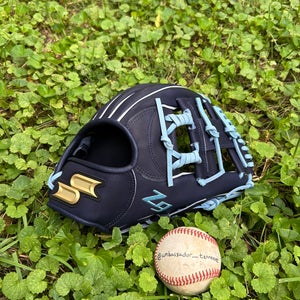 SSK Z9 Maestro 11.75” Navy/Columbia Spiral I Web Infield Baseball Glove