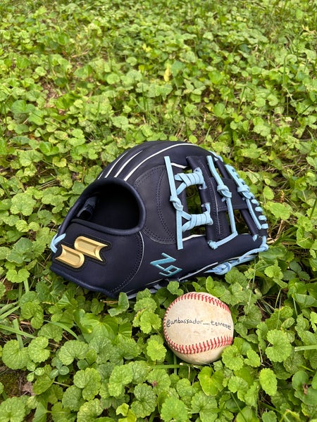 SSK Z9 Maestro 11.75” Navy/Columbia Spiral I Web Infield Baseball Glove