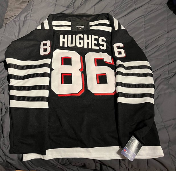 NEW Jack Hughes New Jersey Devils Hockey Jersey Size 52 - Large