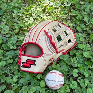 SSK Z7 Specialist 12.5” Blonde/Red H Web Infield Baseball Glove