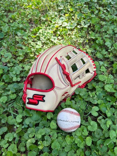 SSK Z7 Specialist 12.5” Blonde/Red H Web Infield Baseball Glove