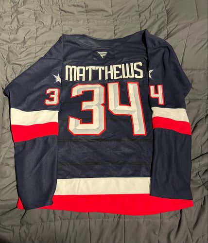 NEW Auston Matthews Team USA Hockey Jersey Size 54 - XL