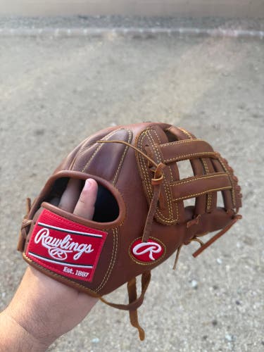 Rawlings Heart of the Hide PRO206-TI RH Infield Baseball Glove 12" (Used)