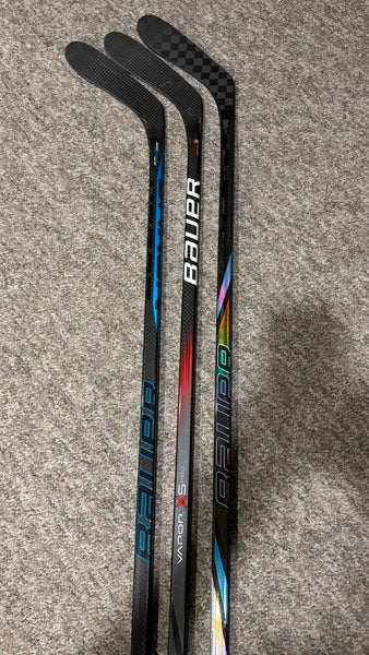Senior Bauer Left Hand Hockey Sticks P28 used and new