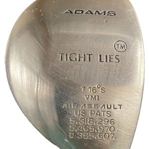 Adams Tight Lies VMI Strong 3 Wood 16* RH SuperShaft Regular Graphite 42.5 Nice