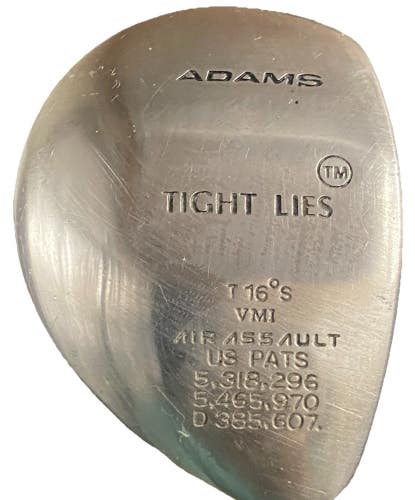 Adams Tight Lies VMI Strong 3 Wood 16* RH SuperShaft Regular Graphite 42.5 Nice