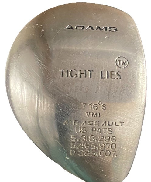 Adams Tight Lies VMI Strong 3 Wood 16* RH SuperShaft Regular Graphite 42.5 Nice