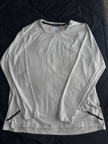 GYMSHARK MENS ARRIVAL MARL LONG SLEEVE T-SHIRT Slim Fit Size XL