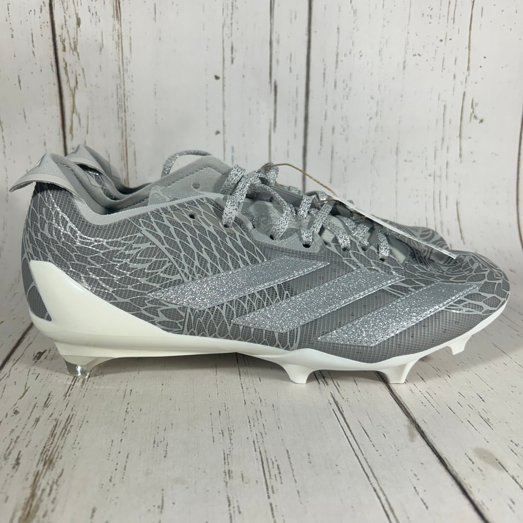 grey football cleats