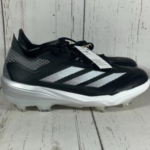 Adidas Adizero Impact TPU Black White Baseball Cleats Men's Size 11.5 JI1467