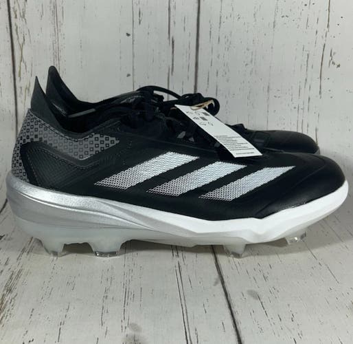 Adidas Adizero Impact TPU Black White Baseball Cleats Men's Size 11.5 JI1467