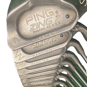 Ping Zing2 Iron Set Black Dot 3-PW,SW RH Men's JZ Stiff Steel 5i 38" Dylagrips