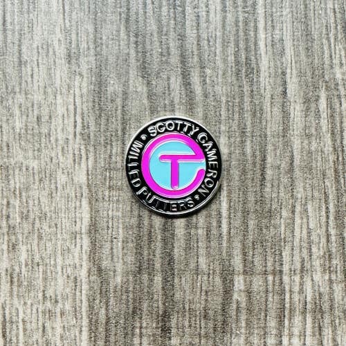 Scotty Cameron Blue/Pink Ball Marker 1"