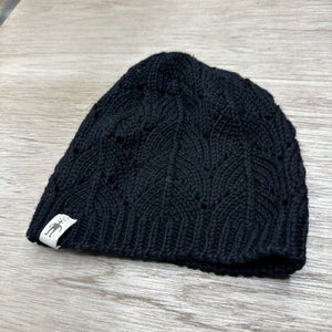 Smartwool Crochet Knit Black Beanie