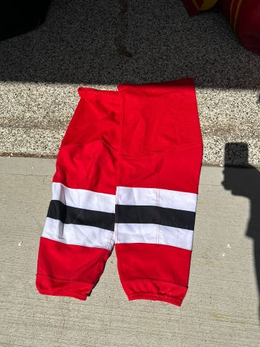 New Jersey Devils NHL Red Senior XL CCM Socks Pro Stock (Used)