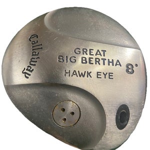 Callaway Great Big Bertha Hawk Eye Driver 8* RH Stiff Graphite 44.5" Nice Grip