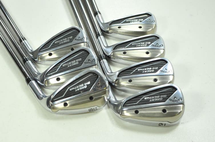 Callaway Great Big Bertha 2023 6-PW,AW,SW Iron Set Senior RH Graphite # 200745