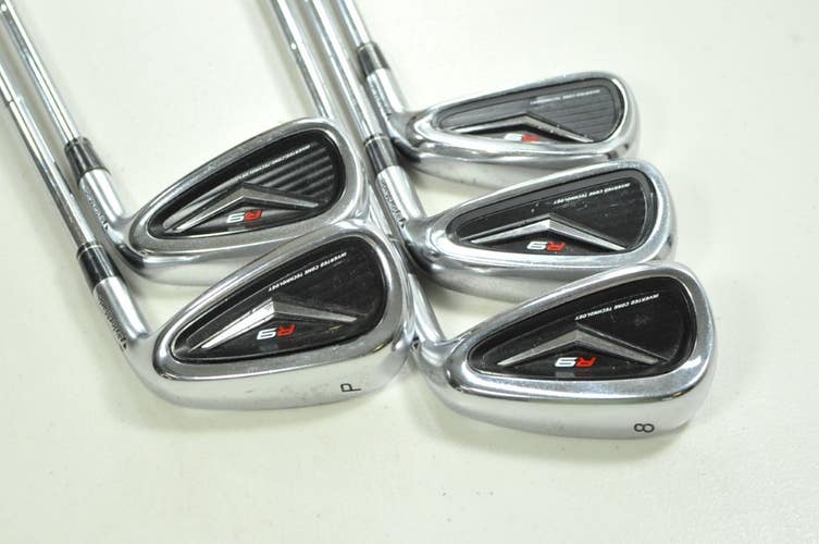 TaylorMade R9 Single 4,6,8,9,PW Irons Stiff Flex Right Steel # 200495