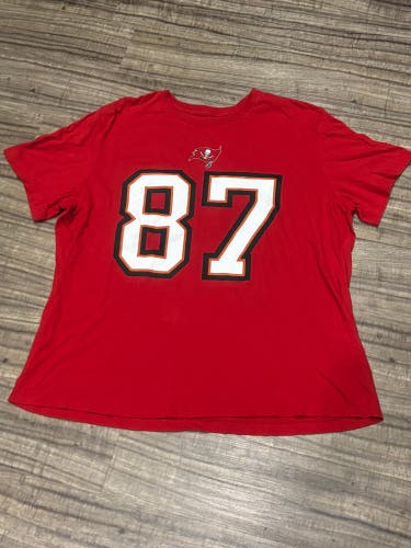Tampa Bay Buccaneers Rob Gronkowski NFL Nike Short Sleeve Shirt Adult XXL
