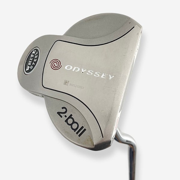 Odyssey White Steel 2-Ball Acura Putter Right Handed Steel Shaft 33”