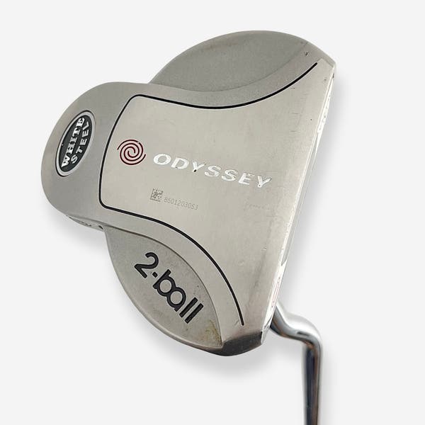 Odyssey White Steel 2-Ball Acura Putter Right Handed Steel Shaft