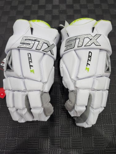 STX Cell V Lacrosse Gloves Medium (New)