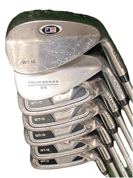 US Kids Golf Ultralight WT-10 63" Junior Golf Set Driver,3w,5h,6-PW,GW,SW,Putter
