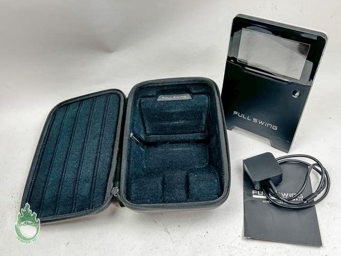 Used Full Swing Golf Launch Monitor Simulator Indoor/Outdoor Charger & Case