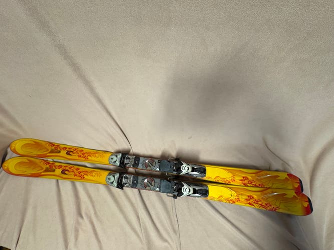 All Mountain 160 cm K2 t nine Skis With Bindings (Used)