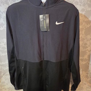 NWT Nike Court Men's HyperAdvantage Packable Tennis Jacket, Black, Large