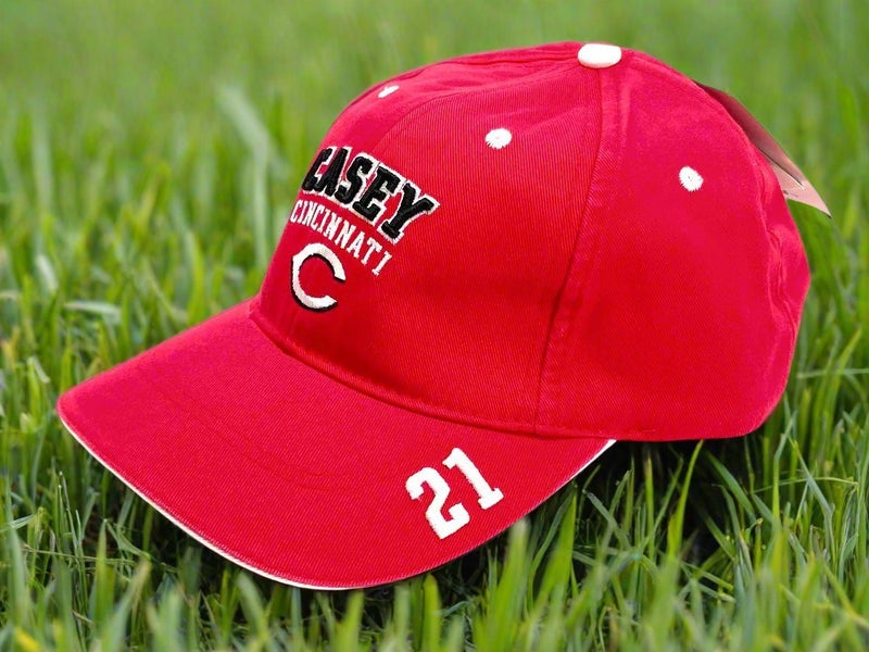 Sean Casey #21 Cincinnati Reds Vintage 2000 MLB Embroidered NOS Cap (New)