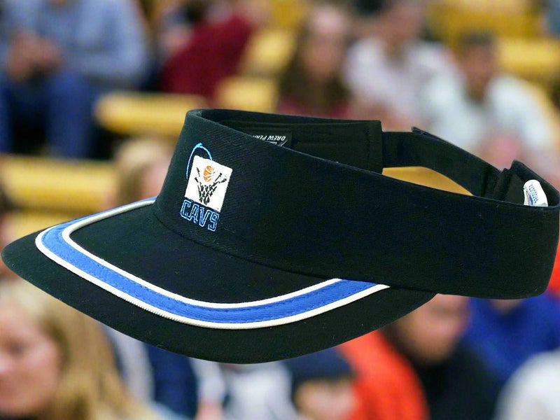 Cleveland Cavaliers Vintage Late '90s NBA Old Logo Black NOS Visor (New)