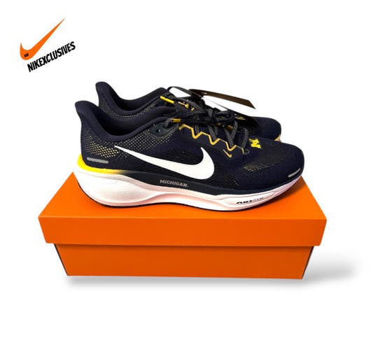 Men's Size M 9.0 Nike Zoom Pegasus 41 Michigan Wolverines Men’s Running Shoes Sneakers FZ5128-400