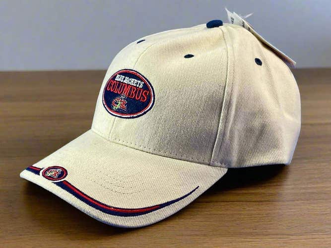 Columbus Blue Jackets NHL Vintage 2000 Structured "Stache" NOS Cap (New)