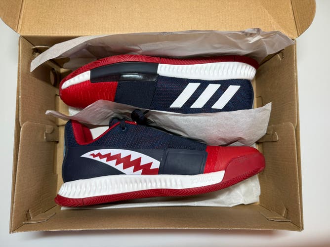 Adidas Shoes (Used) James Harden Vol.3 'Shark' Men's Size M 7.0 (W 8.0)