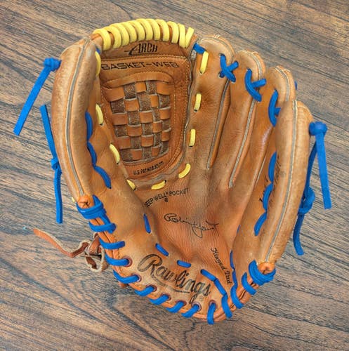 Sweet Dad / Coach Glove, Rawlings 1017 Fastback 12.5 - Robin Yount HOF Milwaukee Brewer