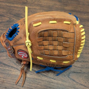 Sweet Dad / Coach Glove, Rawlings 1017 Fastback 12.5 - Robin Yount HOF Milwaukee Brewer - RELACED