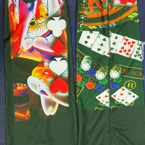 17 pair Vegas theme socks