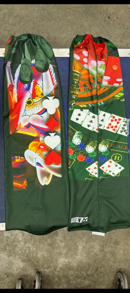 17 pair Vegas theme socks