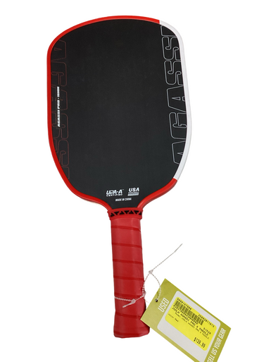 Used JOOLA AGASSI PRO X PADDLE Pickleball Racquet Red 11613-S000167088