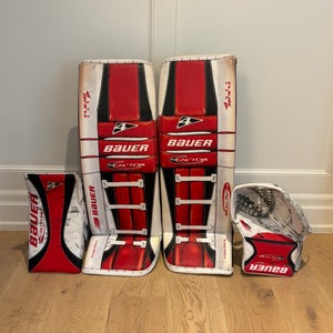 35"  2023 Bauer Hyperlite 2 Goalie Leg Pads Pro Stock (Used)