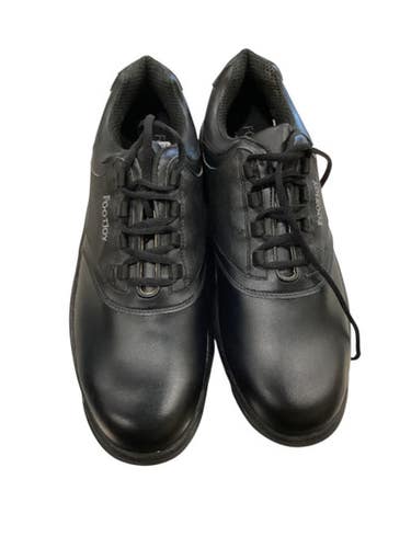 Used Foot Joy Mens Golf Shoes Black Senior 12 11884-S000051885