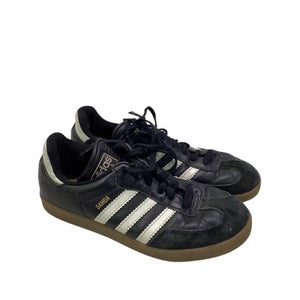 Used Adidas SAMBA Soccer Indoor Shoes Black Junior 04 11347-S000254619