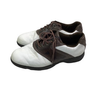 Used Etonic Mens Golf Shoes White Senior 10.5 11347-S000254588
