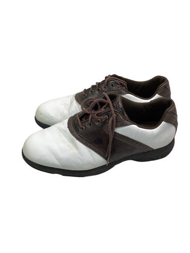 Used Etonic Mens Golf Shoes White Senior 10.5 11347-S000254588