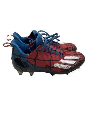 Used Adidas SPIDER MAN Adult FB Cleats Red Senior 7 11347-S000254583