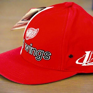 Detroit Red Wings NHL Vintage Late '90s Cotton NOS Logo Athletic Cap (New)