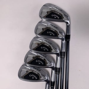 Callaway Apex DCB 21 Iron Set 6-PW UST Mamiya Recoil Dart F2 Senior RH
