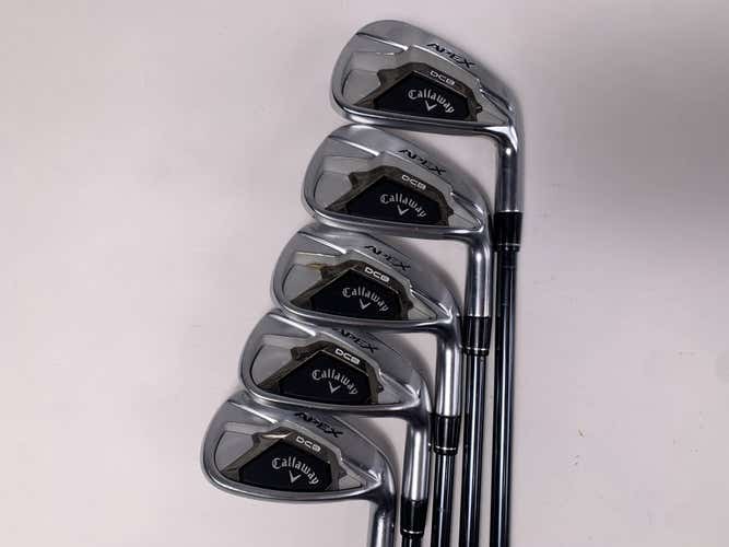 Callaway Apex DCB 21 Iron Set 6-PW UST Mamiya Recoil Dart F2 Senior RH